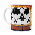 Caneca Woody 3d Print Corpinho Toy Story Branca