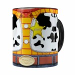 Caneca Woody 3d Print Corpinho Toy Story Preta