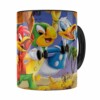 Caneca Zé Carioca E Donald Retrô 3d Print Preta