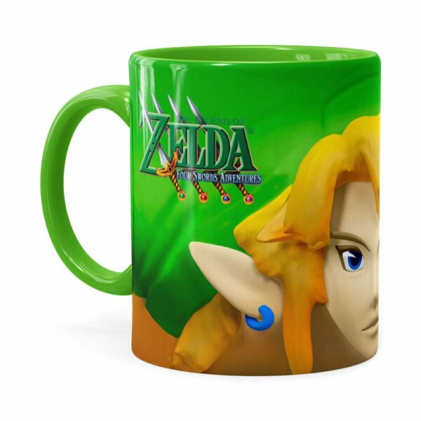 Caneca Zelda 3d Print Games Verde Claro