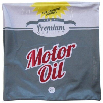 Capa De Almofada Loft Motor Oil Cinza 45x45cm