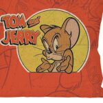 Capa De Almofada Tom And Jerry Mad Mouse 45x45cm