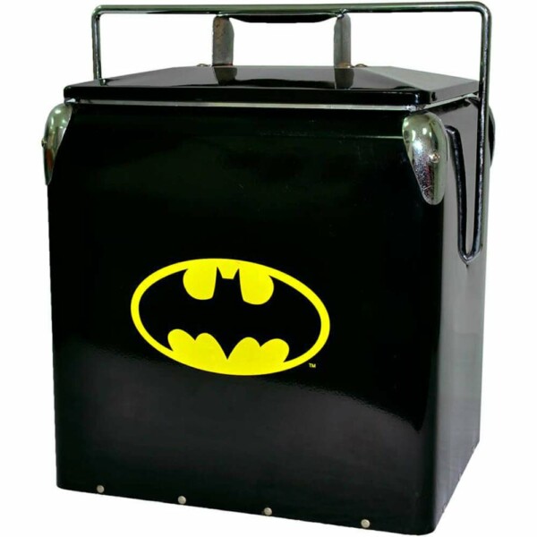 Cooler De Bebidas Batman Logo Preto