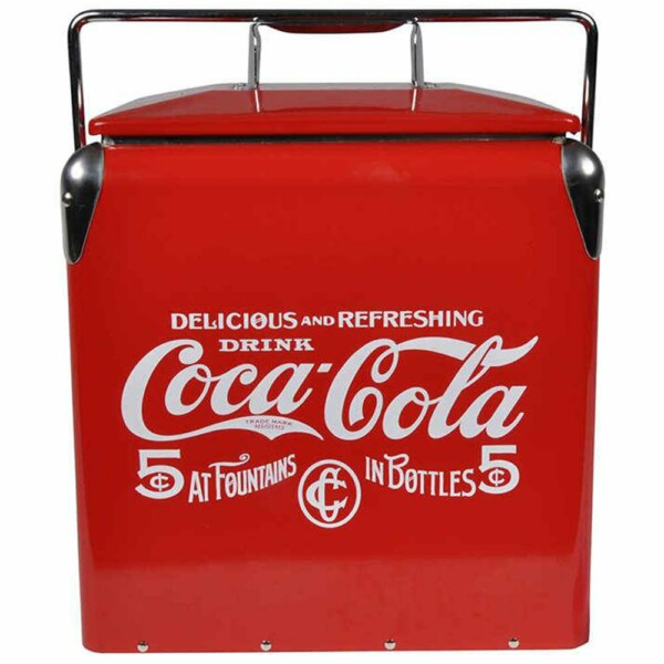 Cooler De Bebidas Coca-cola 5 Cents 36cm
