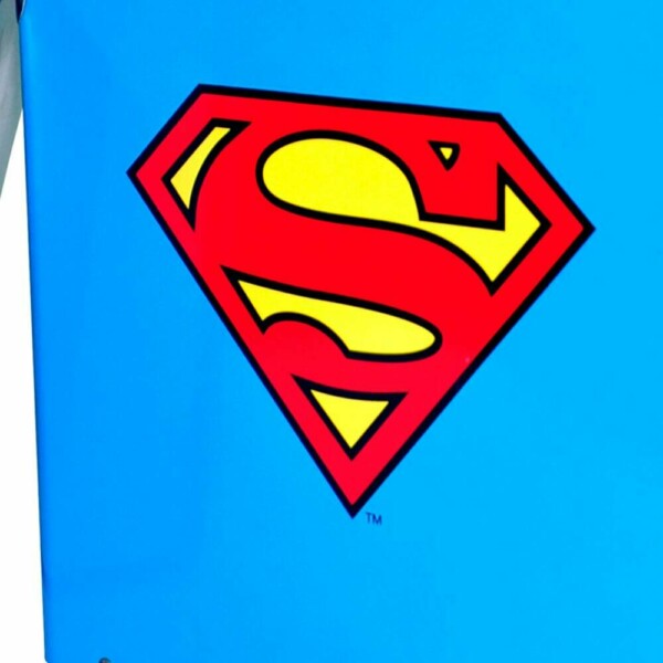 Cooler De Bebidas Superman Logo Azul