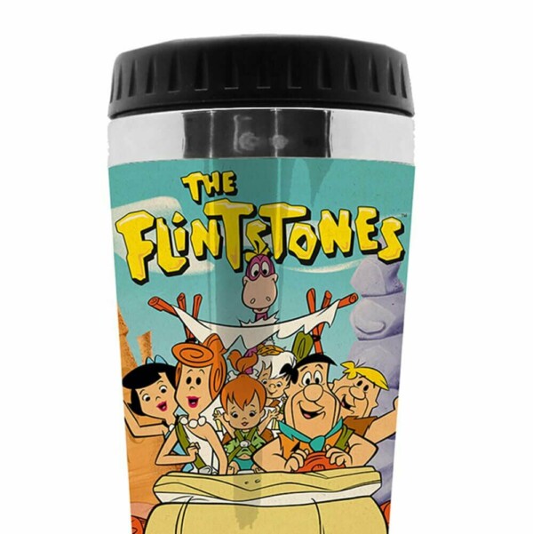 Copo Térmico Flintstones Family In Car 473ml