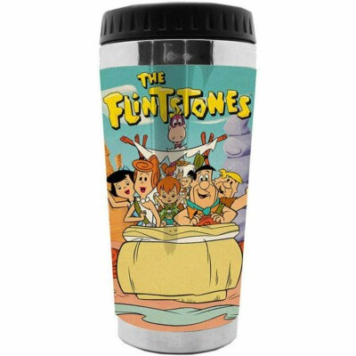 Copo Térmico Flintstones Family In Car 473ml