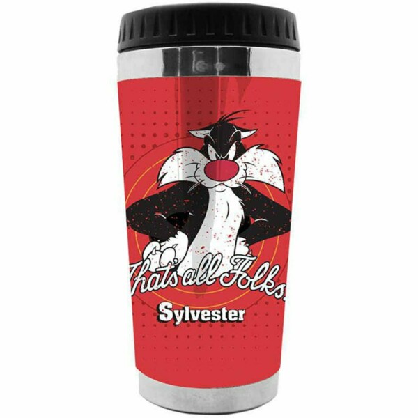 Copo Térmico Frajola Thats All Folks 473ml