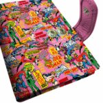 Porta Cartão Dc Comics Super Heróis Rosa