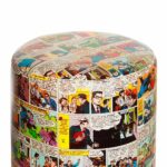 Puff Dc Comics Quadrinhos Colorido 45x35cm