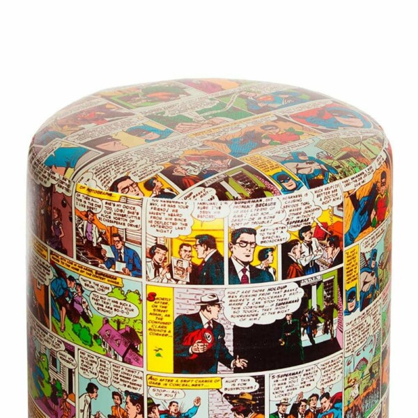 Puff Dc Comics Quadrinhos Colorido 45x35cm