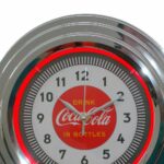 Relógio De Parede Coca-cola Single Neon Prata