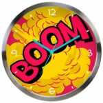 Relógio De Parede Dc Comics Boom 30cm