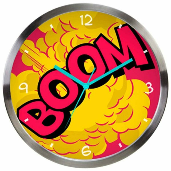 Relógio De Parede Dc Comics Boom 30cm
