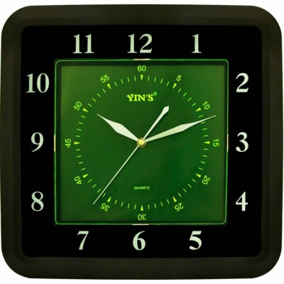Relógio De Parede Yins Yi15128 Fluorescente