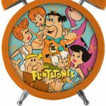 Relógio Despertador Flinstones All Family Nature
