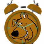 Relógio Despertador Scooby-doo Face