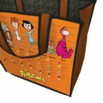 Sacola Flintstones Family Laranja 40x40cm