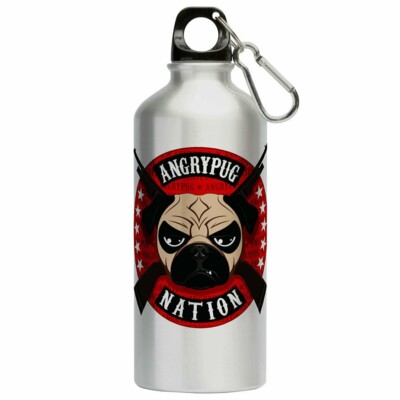 Squeeze Angry Pug Nation 500ml Aluminio
