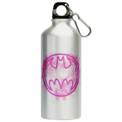 Squeeze Batman Logo Neon 500ml Aluminio