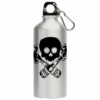 Squeeze Beer Geek Caveira 500ml Aluminio