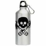 Squeeze Beer Geek Caveira 500ml Aluminio