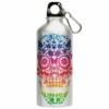 Squeeze Caveira Arco-íris 500ml Aluminio