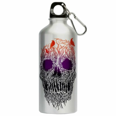 Squeeze Caveira Árvore Color 500ml Aluminio