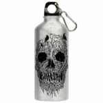 Squeeze Caveira Árvore Preto 500ml
