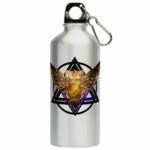 Squeeze Coruja Cosmica 500ml Aluminio