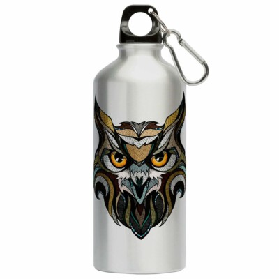 Squeeze Coruja Linhas 500ml Aluminio