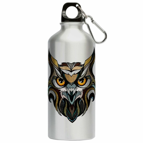Squeeze Coruja Linhas 500ml Aluminio