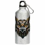 Squeeze Coruja Linhas 500ml Aluminio