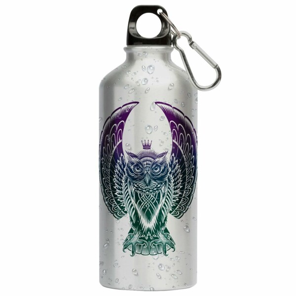 Squeeze Coruja Rei 500ml Aluminio