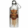 Squeeze Coruja Vintage Punk 500ml Aluminio