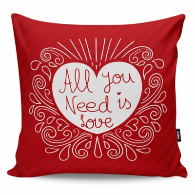 Almofada All You Needs Is Love Listras