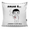 Almofada Amar é Adorar O Café Dela