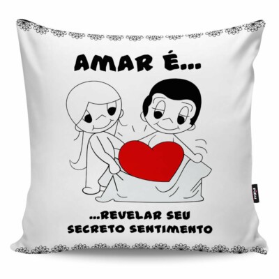 Almofada Amar é Revelar Seu Secreto Sentimento