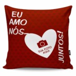 Almofada Eu Amo Nós Dois Juntos