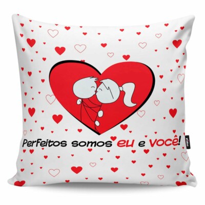 Almofada Perfeitos Somos Eu E Você V01
