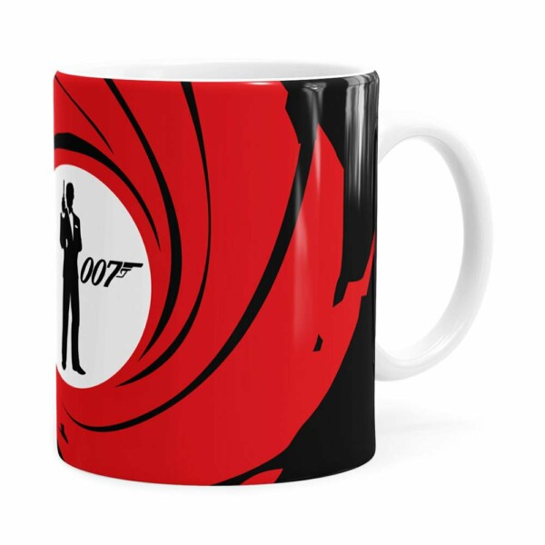 Caneca 007 James Bond V01 Branca