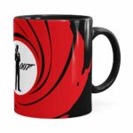 Caneca 007 James Bond V01 Preta