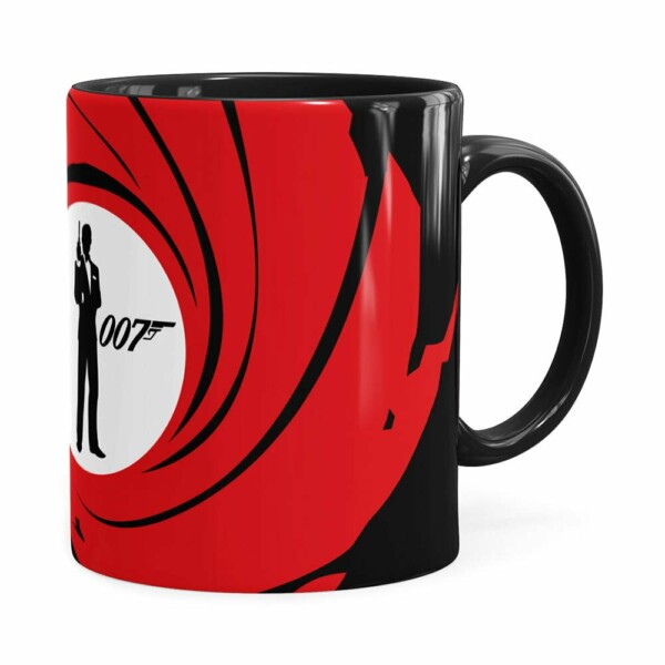 Caneca 007 James Bond V01 Preta