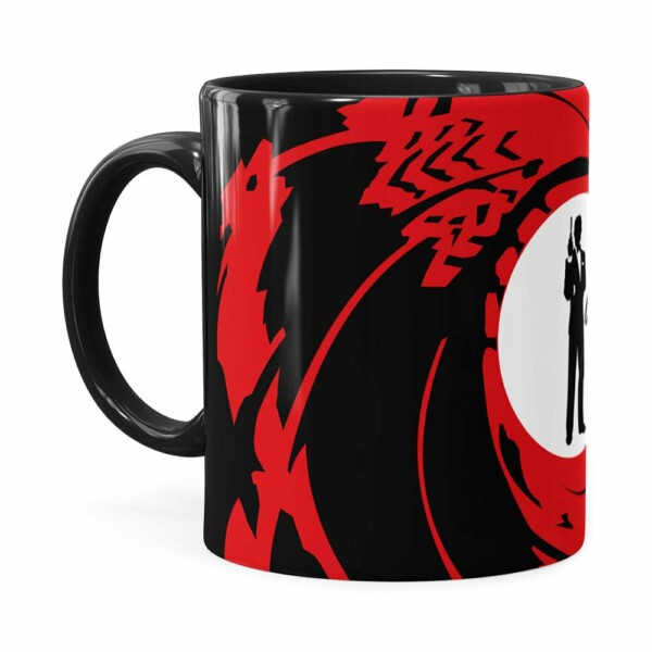 Caneca 007 James Bond V01 Preta