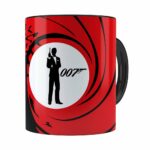 Caneca 007 James Bond V01 Preta