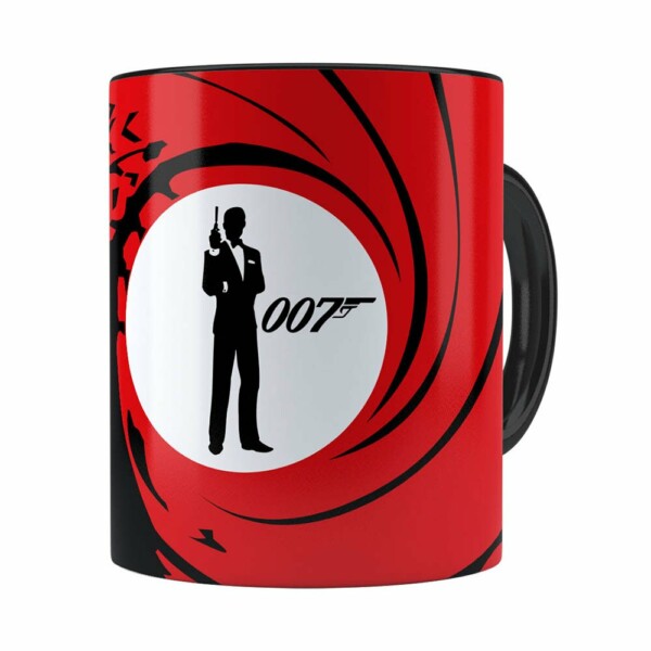 Caneca 007 James Bond V01 Preta