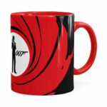 Caneca 007 James Bond V01 Vermelha