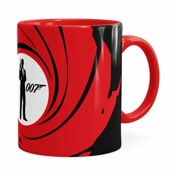 Caneca 007 James Bond V01 Vermelha