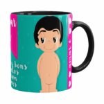 Caneca Amar é Bons Momentos Namorado Preta