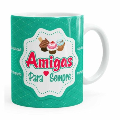 Caneca Amigas Para Sempre Branca